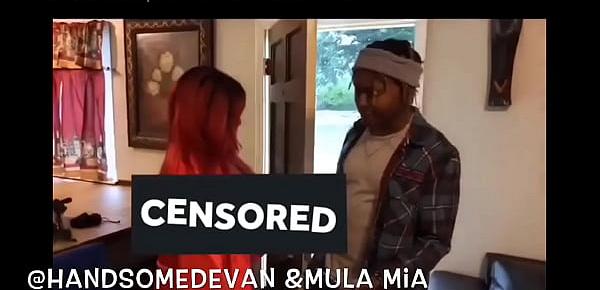 Mula Mia XXX calls Handsomedevan for an hand on mother’s